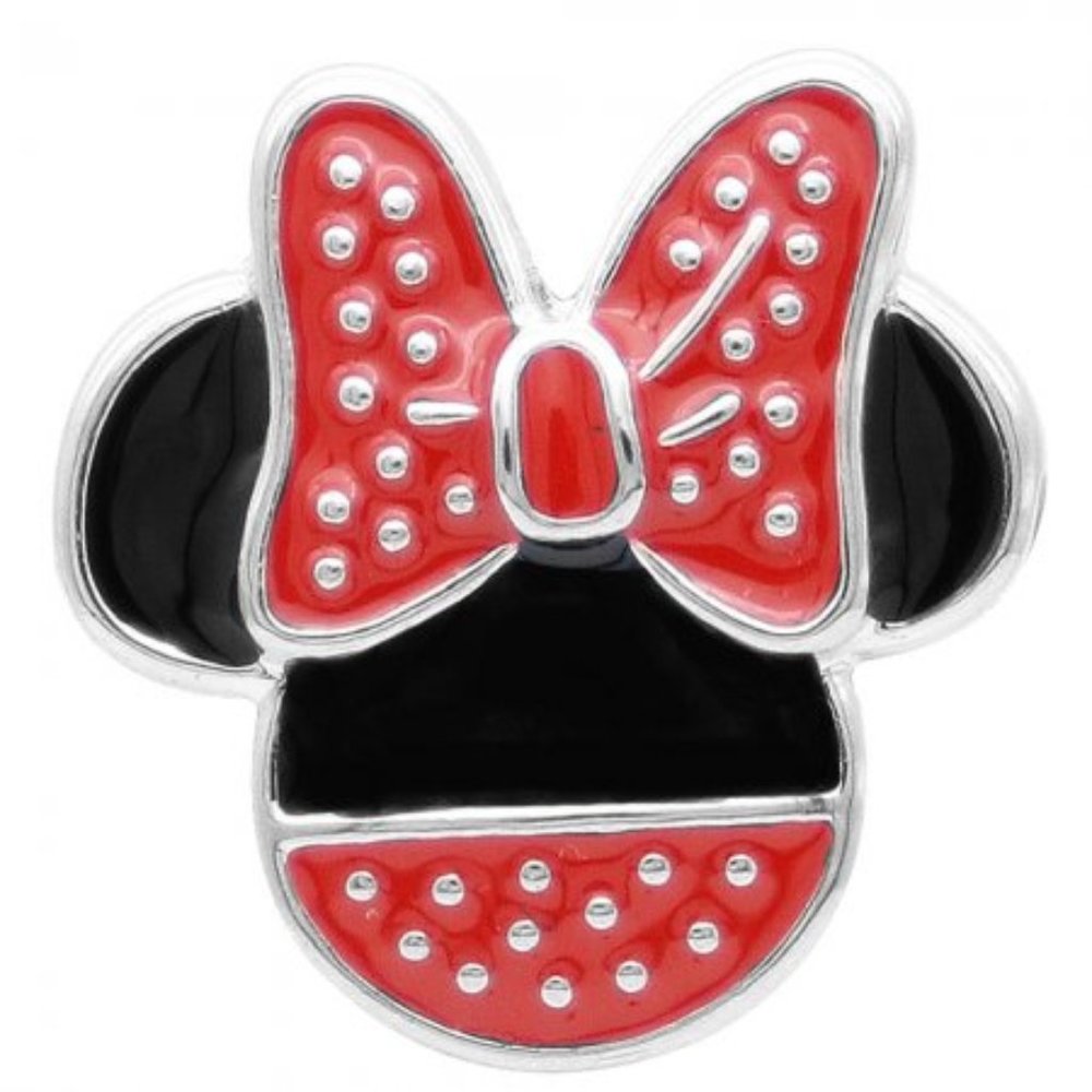 Minnie Mouse Snap for Snap Jewelry